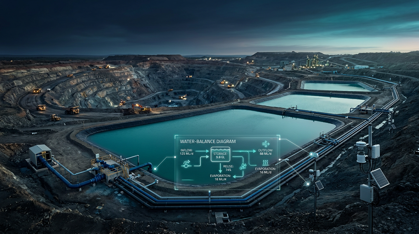 Water management pilot at a mining complex